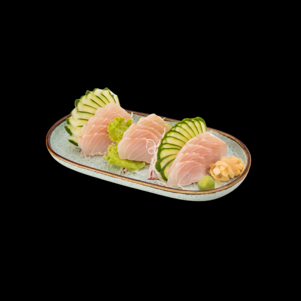 Sashimi de peixe branco